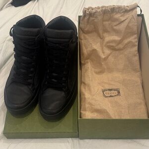 Gucci Men's Classic Black Sneakers